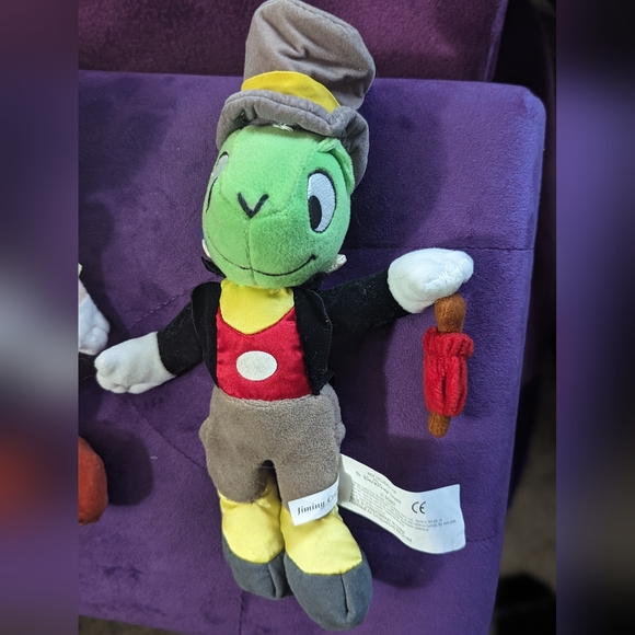 Vintage 1999 Disney Pinocchio Bean Bag plush set of 3. - Picture 10 of 13